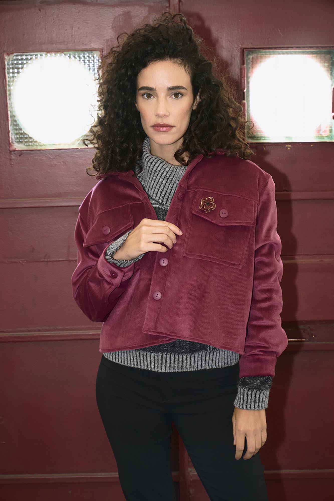 CAMPERA GARDENIA UVA